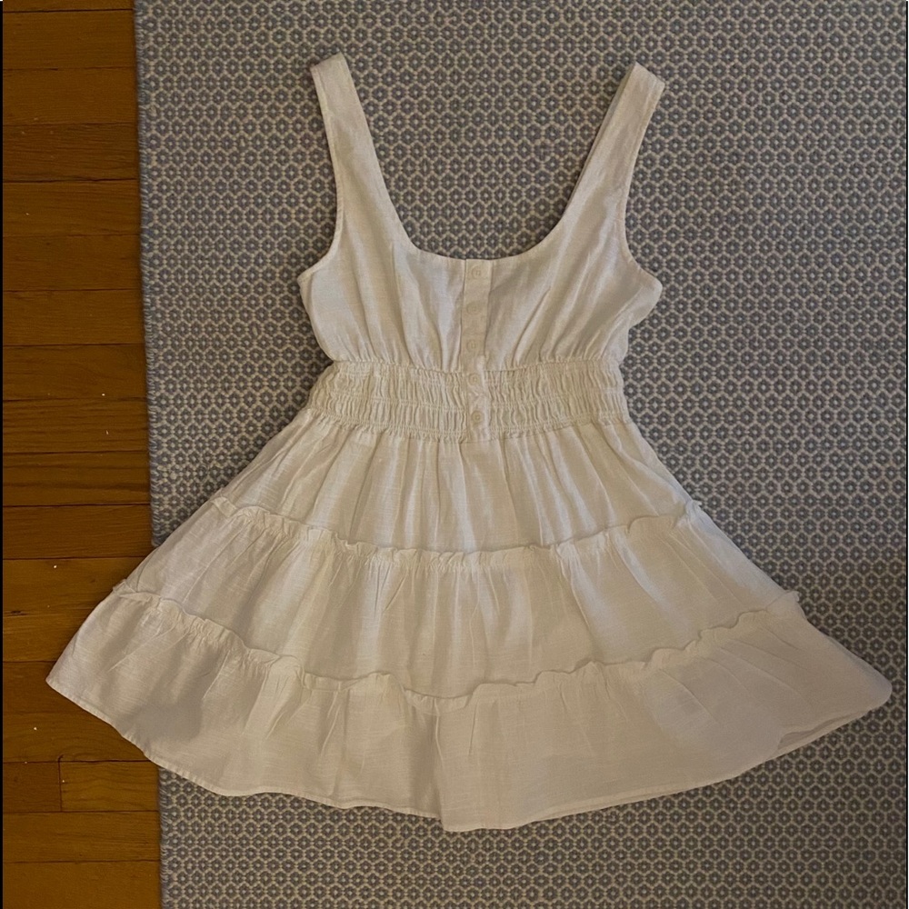 UO Hailey Tiered Mini Dress